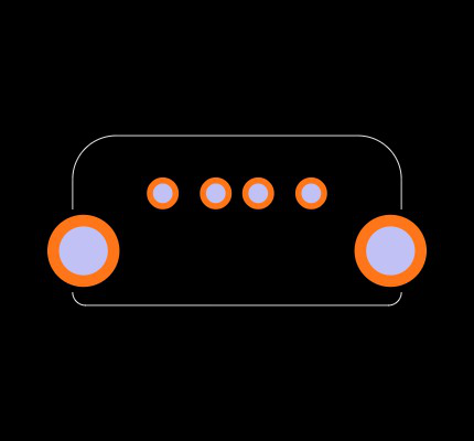 USB-A-S-S-B-VT Footprint
