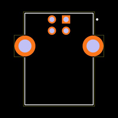 USB-B-S-F-W-TH-TR Footprint
