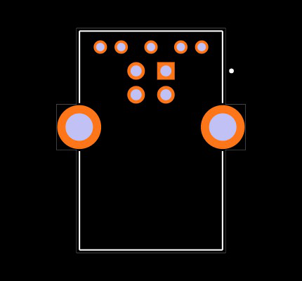 USB3-B-S-F-TH Footprint
