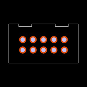 ZLTMM-105-63-T-D-433 Footprint