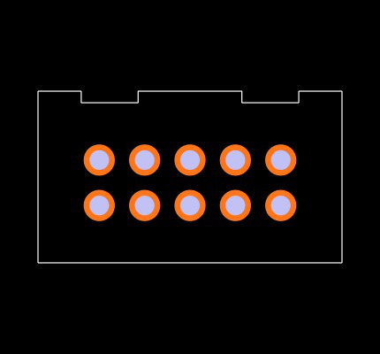 ZLTMM-105-66-F-D-453 Footprint