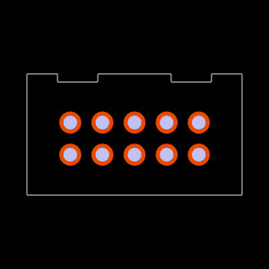 ZLTMM-105-71-F-D-745 Footprint