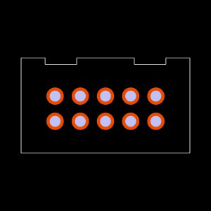 ZLTMM-105-75-S-D-289 Footprint