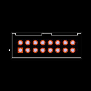 ZLTMM-108-63-S-D-430 Footprint