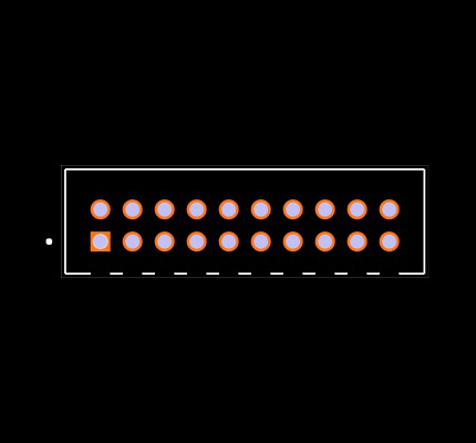 ZLTMM-110-63-G-D-421 Footprint