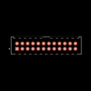 ZLTMM-112-75-S-D-262 Footprint
