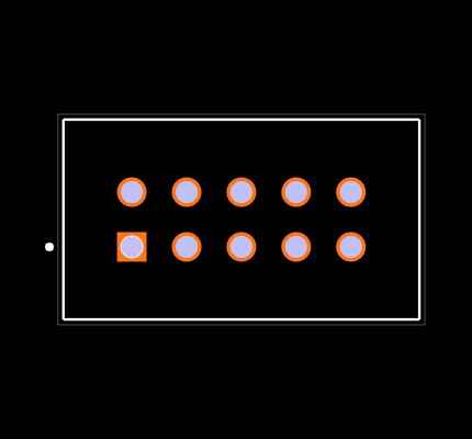 ZSS-105-05-L-D-900 Footprint