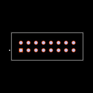 ZSS-108-01-L-D-450 Footprint