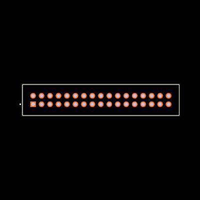 ZSS-117-05-S-D-915 Footprint