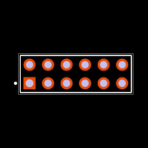 ZW-06-10-G-D-200-210 Footprint