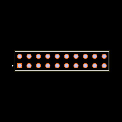ZW-10-10-G-D-400-200 Footprint