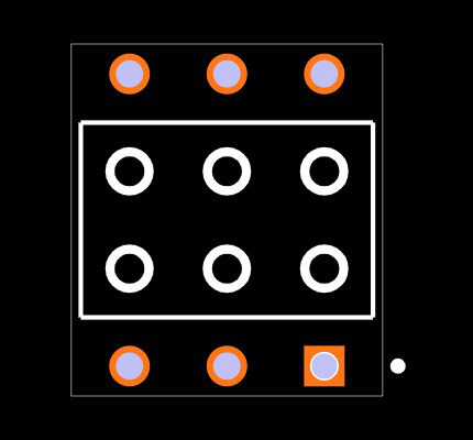 BCS-103-F-D-PE Footprint