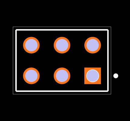 BCS-103-L-D-TE Footprint