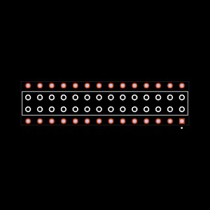 BCS-114-F-D-PE Footprint
