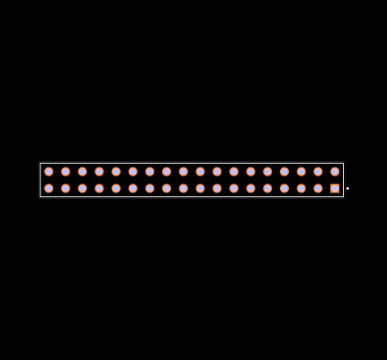 BCS-118-L-D-TE Footprint