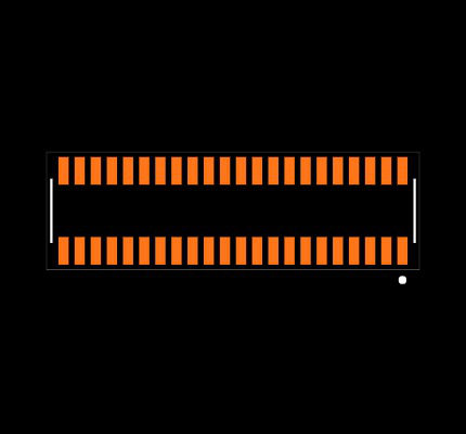 CLE-122-01-G-DV-P Footprint