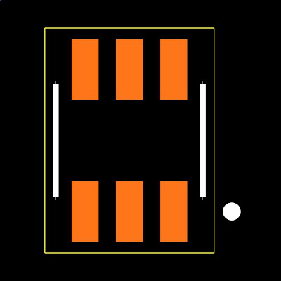 CLM-103-02-F-D-TR Footprint