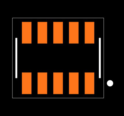 CLM-105-02-F-D-TR Footprint