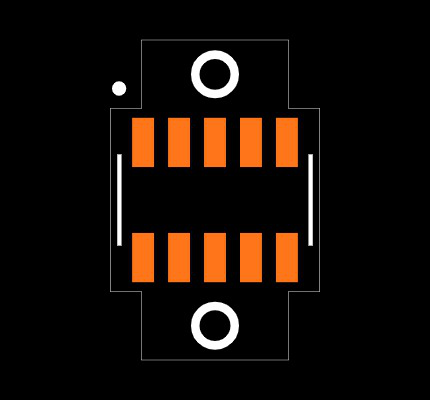 CLM-105-02-G-D-PA Footprint
