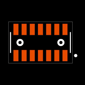 CLM-107-02-L-D-A-P Footprint