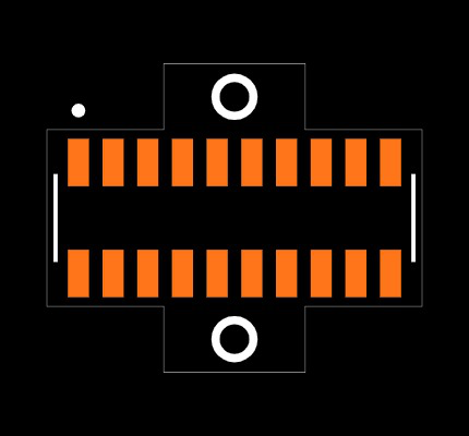 CLM-110-02-LM-D-PA Footprint