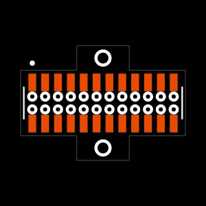 CLM-112-02-H-D-BE-TR Footprint