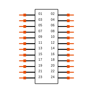 CLM-112-02-H-D-BE-TR Symbol