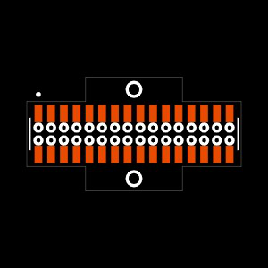 CLM-116-02-H-D-BE Footprint