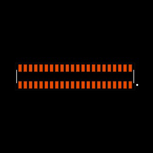 CLM-122-02-F-D-K Footprint
