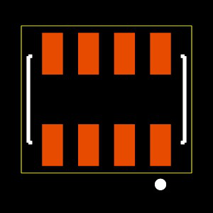 CLP-104-02-L-D Footprint