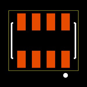 CLP-104-02-L-D-TR Footprint