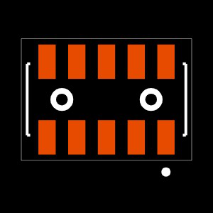 CLP-105-02-L-D-A Footprint