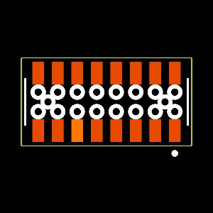 CLP-108-02-G-D-BE-A Footprint