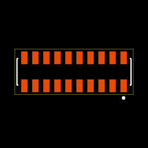 CLP-110-02-F-D-K Footprint
