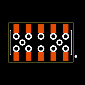 CLT-105-02-L-D-BE-A Footprint
