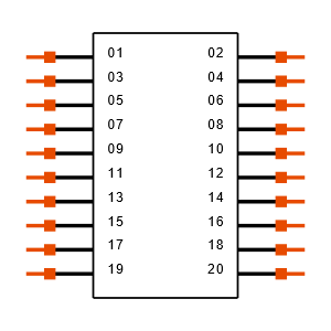EHF-110-01-L-D-SM-LC-K Symbol