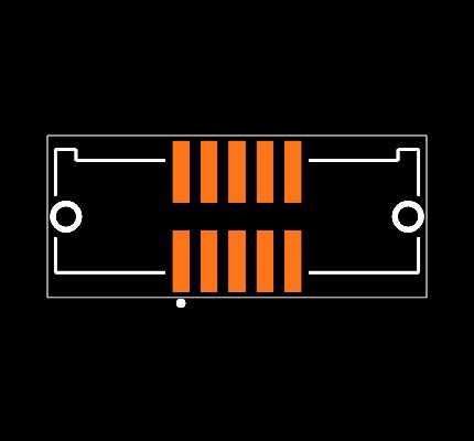 ESHF-105-01-L-D-SM-LC-K-TR Footprint