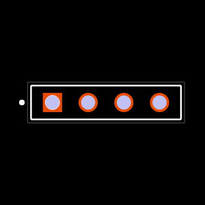 ESQ-104-59-G-S Footprint