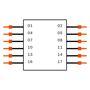 ESQ-106-44-L-T Symbol