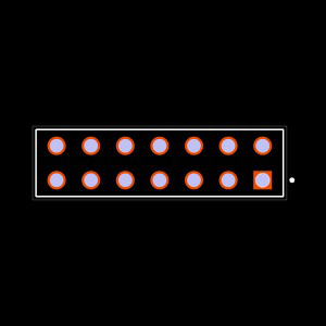 ESQ-107-12-G-D Footprint