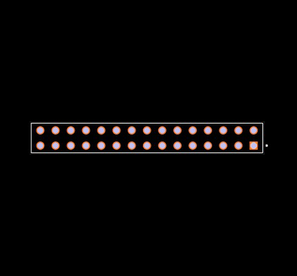 ESQ-115-37-L-D Footprint