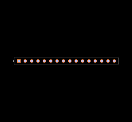 ESQ-116-34-L-S Footprint