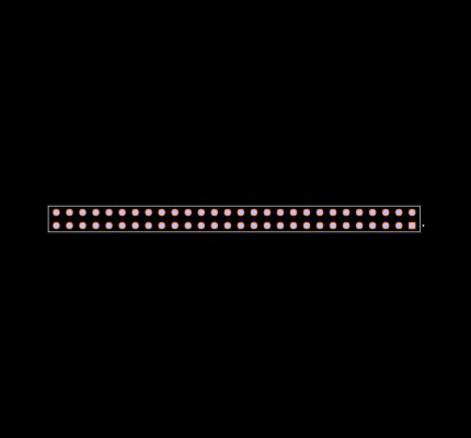 ESQ-128-48-G-D Footprint
