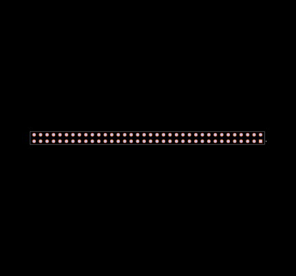 ESQ-136-23-G-D Footprint