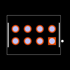 ESQT-104-02-L-D-309 Footprint