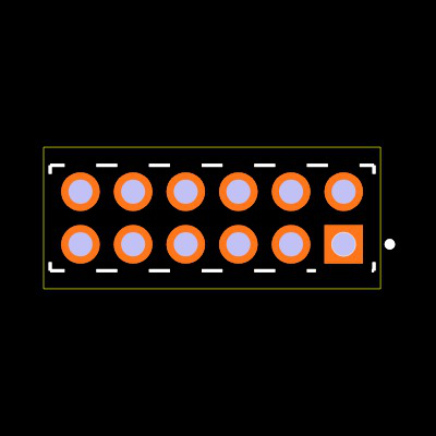 ESQT-106-03-F-D-370 Footprint