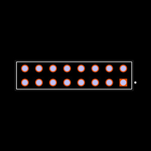 ESW-108-14-G-D Footprint