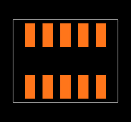 FLE-105-01-G-DV Footprint