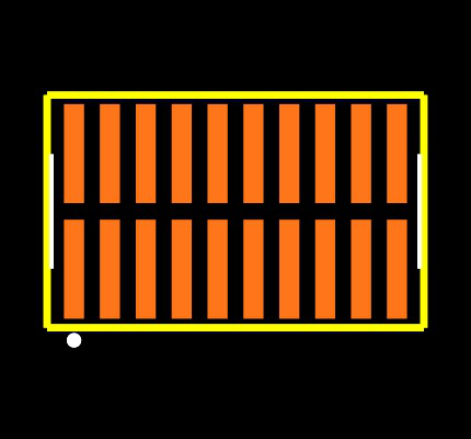 FTM-110-03-L-DV-P-TR Footprint