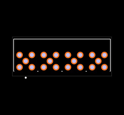 GRF1-J-P-04-E-RA-TH1 Footprint
